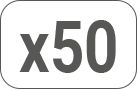 Sabot de coffrage - lot 50 pièces