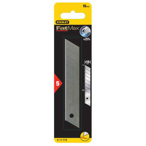 Lames De Cutter 18Mm Fatmax Au Carbure De Tungstene - Carte Stanley  STHT2-11818 