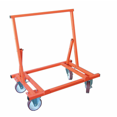 Chariot porte plaque 4 roues pliable