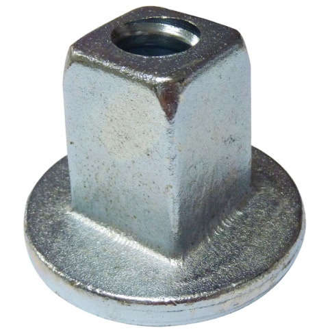Écrou de coffrage acier forgé carré monobloc banches SATECO (pour tige ø 23 mm)