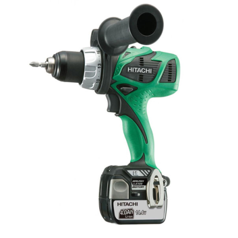 Perceuse visseuse à percussion 13 mm 14,4V 4Ah Li-ion HITACHI DV14DBL4A