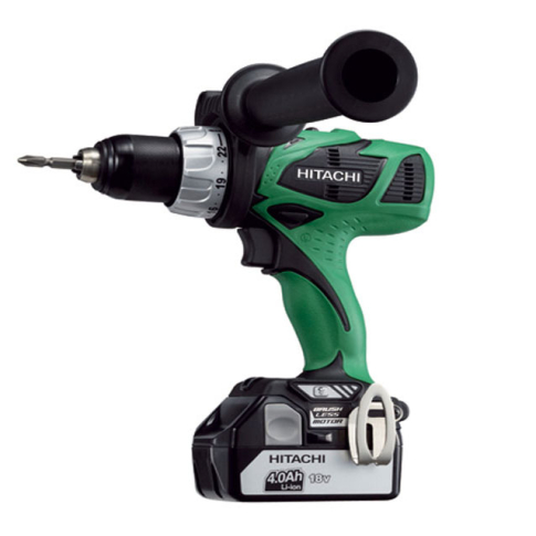 Perceuse visseuse à percussion 13 mm 18V 4Ah Li-ion HITACHI DV18DBL4A