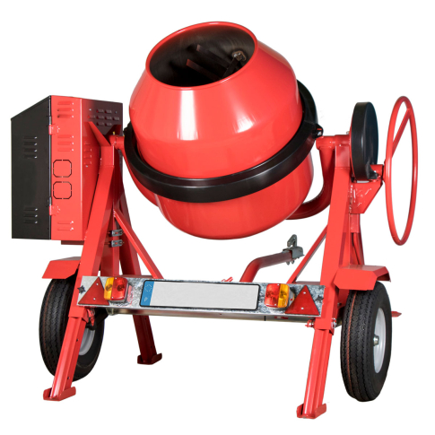 Bétonnière électrique 360 Litres tractable (ELEC 2.0HP)