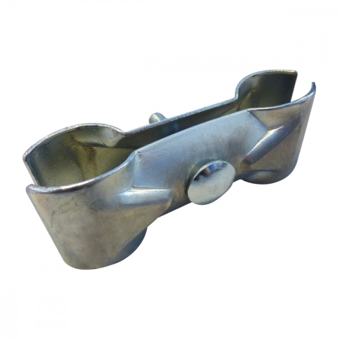 Collier de serrage anti vandalisme (pour clôture de chantier grillagée ou opaque)