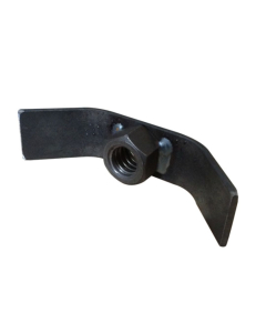 Ecrou 6 pans Hu à ailettes Ø 24 mm filetage rond pour console de facade