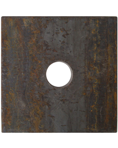 Platine acier brut A12 (tige ø 23 mm)