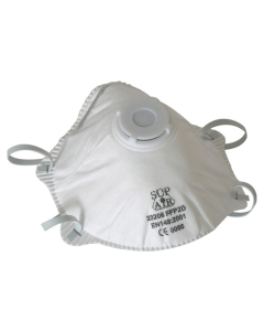 Masque respiratoire coussinet nasal avec soupape  lot de 5 pièces