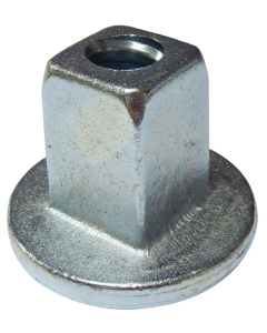 Écrou de coffrage acier forgé carré monobloc banches SATECO (pour tige ø 23 mm)