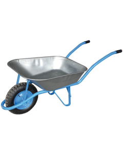 Brouette galvanisée - 85L - roue gonflable