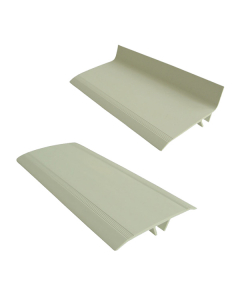 Couvre joint de façade PVC (Angle ou Plat) (3,00 ml de long + clips)