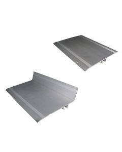 Couvre joint de façade aluminium + clips - Angle ou Plat - L. 3m