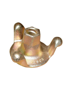 Écrou de coffrage acier forgé - 3 ailettes - base 65 mm (tige ø 17 mm)