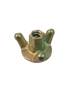Écrou de coffrage acier forgé - 3 ailettes - base 80 mm (tige ø 23 mm)