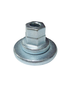 Écrou de coffrage acier forgé - rondelle flottante - tête 36/38 base 95 mm (tige ø 23 mm)