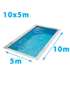 Lot de coffrage ALU complet pour piscine 10 X 5 mètres (hauteur 1,50 mètres) coffrage MODALU