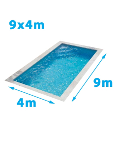 Lot de coffrage ALU complet pour piscine 9 X 4 mètres (hauteur 1,50 mètres) coffrage MODALU