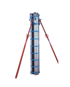 Kit coffrage poteau réutilisable ALU POLYCOFFRA hauteur 3 mètres