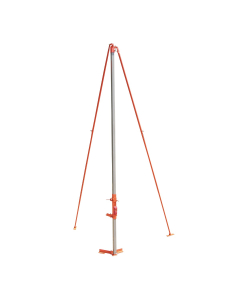 Poteau d'angle avec 2 aubans réglables