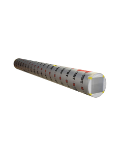 Tube de coffrage carton 20 x 20 cm lisse angles droits long 3,00 ml