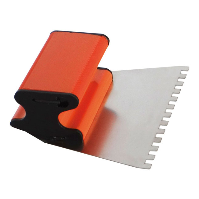 Ergolame carreleur inox dents carrées