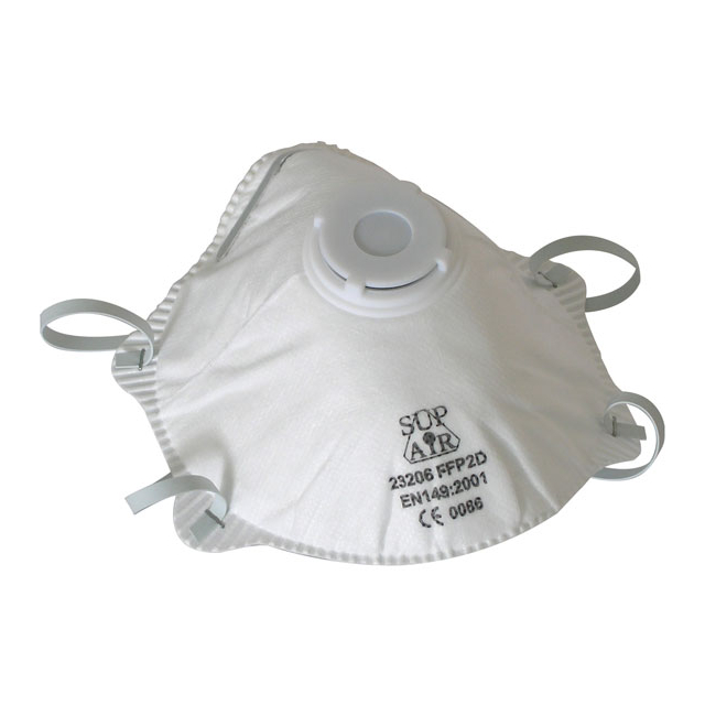 Masque respiratoire coussinet nasal avec soupape  lot de 5 pièces