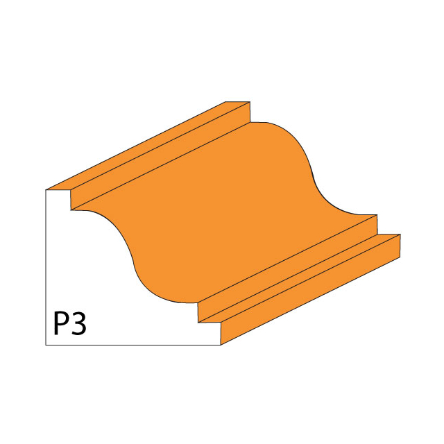 Coffrage corniche IFORM modèle P3 sans goutte d'eau