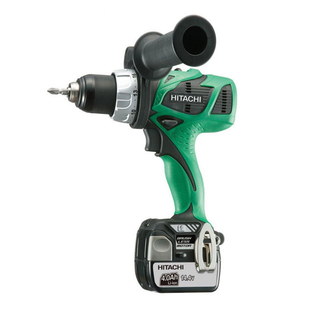 Perceuse visseuse à percussion 13 mm 14,4V 4Ah Li-ion HITACHI DV14DBL4A