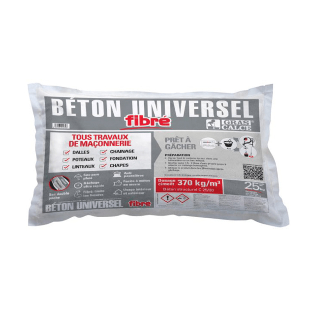 Béton Fibré Universel - Laterlite (Sac de 25 kg)