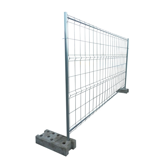 Clôture mobile de chantier grillagée 4 barres 2,00 x 3,50 ml  (Paquet de 55 clôtures)