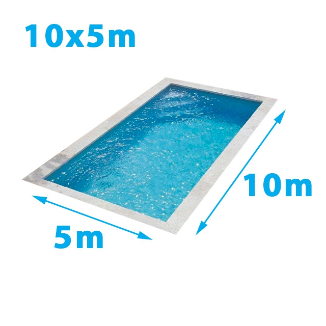 Lot de coffrage ALU complet pour piscine 10 X 5 mètres (hauteur 1,50 mètres) coffrage MODALU