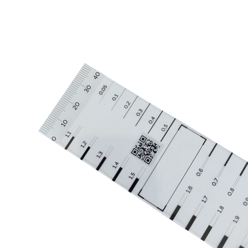 Kit de règles de mesure des fissures professionnelles - Plastique transparent flexible, idéal pour les artisans et les évaluateurs, mesures précises et durabilité, 2 pièces Kit de règles de mesure des fissures professionnelles - Plastique transparent flexible, idéal pour les artisans et les évaluateurs, mesures précises et durabilité, 2 pièces