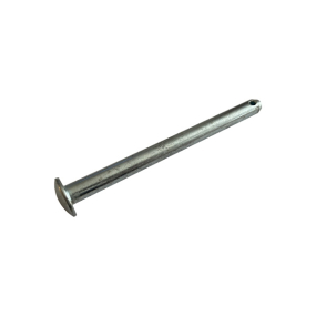 Axe goupille percé à tête bombée zingué Ø 14 mm et 170 mm de long (sans goupille)