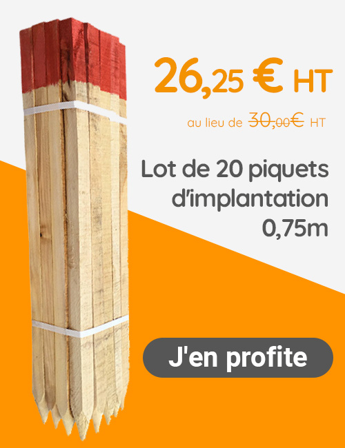 piquet implantation chantier